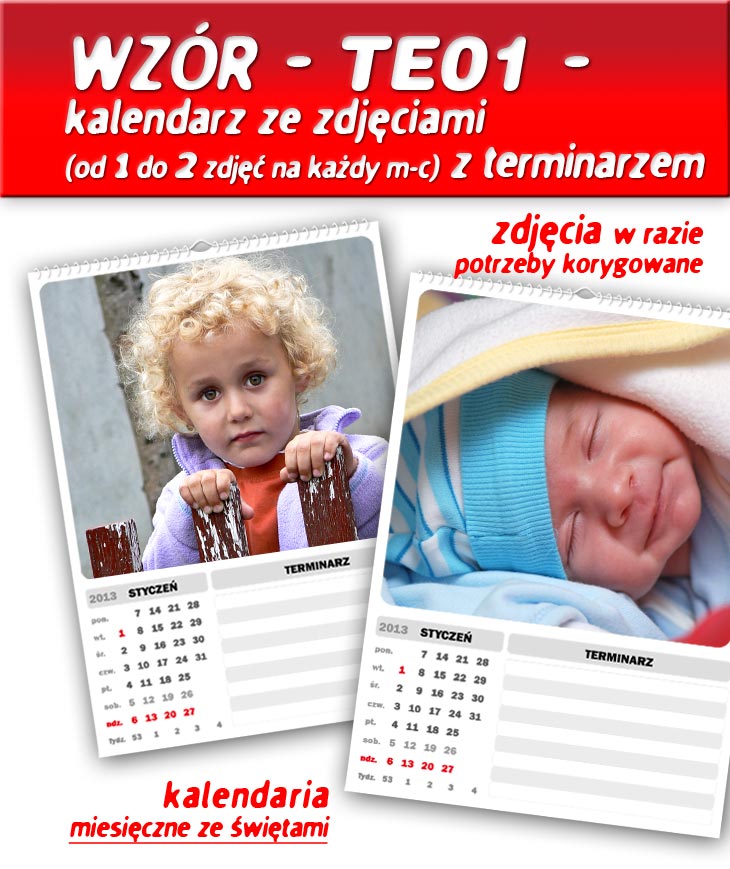 Kalendarz z terminarzem